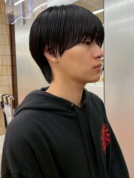 パークレーン アイス イヴェン(park lane ICI yeven) 秋の大人メンズ◎ブルーブラック韓国マッシュパーマYUKI