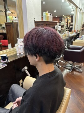 シャンプーボーイアネックス(SHAMPOO BOY Annex) メンズマッシュ 裾カラー 佐世保