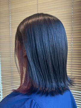 オーガニック リブ 川越(organic+live) 20代30代◎韓国風インナー外ハネタッセルボブ