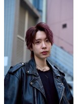 リミットバイアフィナー 大宮店(limit by Afinar)&nbsp;コンマバング/メンズショート/ボルドーレッド