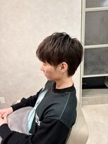 レイネ 人形町(Rayne') MEN’S/リバースセンターパート/ニュアンスパーマ/人形町