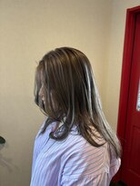 アレッタヘアーサロン(ALETTA HAIR SALON)&nbsp;ハイライト×ミルクティーグレージュ