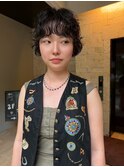 レディースショートパーマ