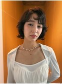 顔まわり似合わせ/パーマボブ