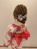 浴衣着付け＋ヘアセット　￥8900→￥7700