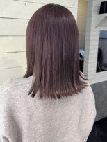 ルノン フィージュ(LUNON fieju)&nbsp;黒髪クラゲヘアーオリーブグレー小顔ココアベージュ