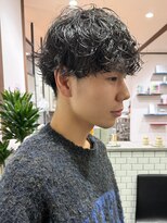 ラパンセブランメンズ 蟹江(LA PENSEE BRUN MEN'S)&nbsp;[LAPENSEE_inagaki]シャドウパーマ