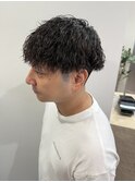 栄 メンズ 縦落ちツイストスパイラル 強めカール
