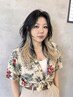 《ミディアム～ロング・鎖骨下以上》レイヤーカット ＋艶カラー ＋超音波 Tr