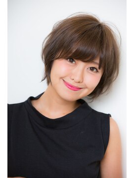 アリエッタ(aRietta) 【aRiettaスタイル】くすみカラー/秋冬/丸みショートボブ/銀座