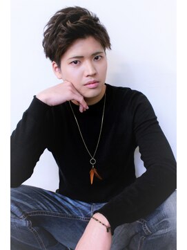 ルークス 中央林間(LOOOKS) ニュアンスカールによる柔らかさ×ダークアッシュ