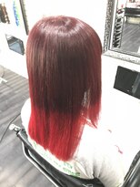 ミミック (mimic)&nbsp;TRICKstyle！ワインレッド×原色レッドのグラデーションカラー