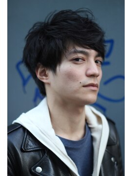 ブークル(boucle) 外国人ビジガジ無造作ショート