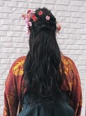 袴ヘアアレンジ