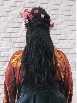 ザブックハンドサロン(The book hand salon) 袴ヘアアレンジ