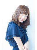 【mod's hair足利】フェミニンエレガント☆無造作×ツヤ感ミディ