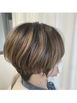 フィゼル 福島店(fizelle)&nbsp;ショート　バレイヤージュ　原明日香