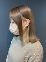 グーシップ(GOO/SYIP)&nbsp;インナーカラー/イヤリングカラーホワイトベージュ