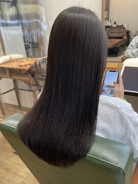 アンダーバーホワイトモデ 河内長野(_WHITE mode) ◎ダークアッシュグレイジュカラー暗染め大人カラー河内長野