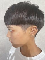 シアン(CYAN) #10代#20代#ダークグレー#ハンサムショート#ベリーショート