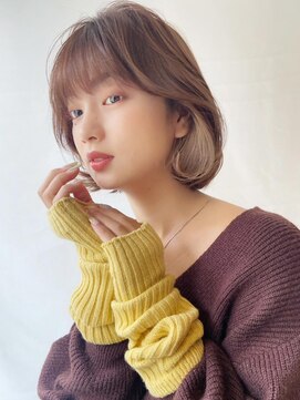 ケーツー心斎橋 クイーンズガーデン バイ ケーツー(K two QUEEN'S GARDEN by K two) 韓国風外はねタンバルモリ*インナーカラー*イヤリングカラー1