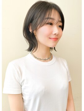 ルエ(rue) レイヤーカットマッシュショートボブウルフカット韓国◎前髪あり