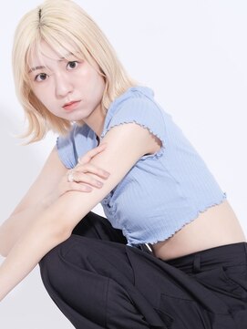 デイジー インデックスヘア 大島店(DAISY index hair) ★ハイトーングレージュカラーデザインカラーシルキーベージュ時