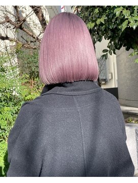 ロワンバイアルティナ 横須賀中央店(Rowan by artina) モーブカラー_パールラベンダー_内巻きワンカール2