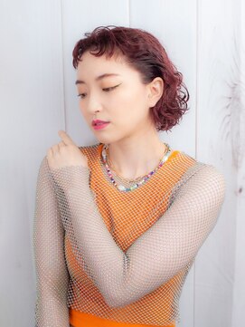 ノブ ヘアデザイン 戸塚店(NOB hairdesign) 〈NOB戸塚店〉くるくるパーマ ウェットカーリーショート