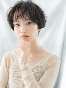 ドクターズ サロン ラブ(Dr's Salon LAB) 黒髪くすみカラーくせ毛風マッシュパーマm古河20代30代40代