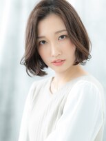 ドクターズ サロン ラブ(Dr's Salon LAB) ことりベージュ大人フェミニンかきあげボブm古河20代30代40代