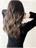 ハイトーンミルクティーベージュ_カールレイヤーカット_143