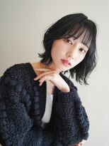 マセナ(Masena) 2.30代大人くびれボブ×艶感ブルーブラック
