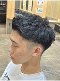 波巻きスパイラルパーマツイストスパイラルパーマシャドウパーマ