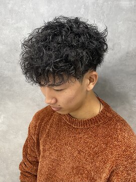 リプレイ 草津店(RIPLAY) ベリーショート/ダークアッシュ/ニュアンスパーマ/韓国マッシュ