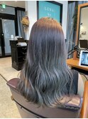 グラデーションカラー グレージュカラー ブリーチあり