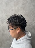 刈り上げスパイラルパーマ