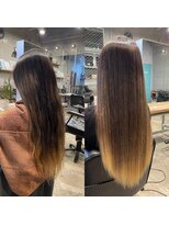 ルク 立川南口店(Luk)&nbsp;酸性縮毛矯正(ビフォーアフター)