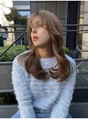 セミロングレイヤー