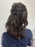 [30分でできる]ハーフアップヘアアレンジ