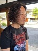 メンズミディアムパーマ