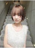 行徳ショート レイヤーカット ハイライトカラー