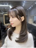 韓国レイヤー/韓国風/ボブ/髪質改善/黒髪/ブリーチなし〔池袋〕