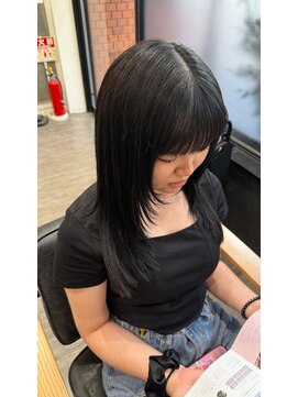 ココット 京橋店(cocotte) 艶髪ダークグレーカラー