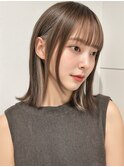 大人可愛い◎ミディアムインナーハイライト×小顔レイヤーp大宮