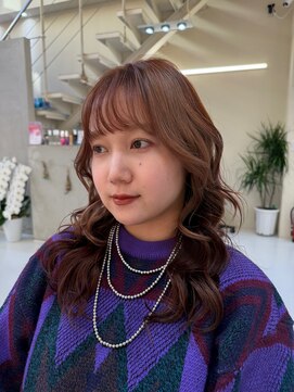 髪質改善◎艶感オレンジブラウン