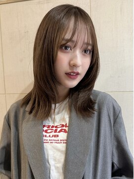 ガーデン 渋谷(GARDEN) 小顔に見せるヘア/オリーブグレー/ココアベージュ/レイヤー