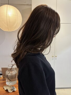 ライン(LINE) ブリーチなし/透明感カラー/グレージュ