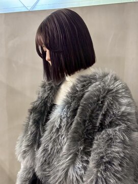 カシェ ホリエ(CACHE HORIE) ボブ / 平行ボブ / ブラウンカラー / 三保