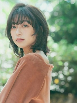 エミュ 表参道 青山(emu) 【emu井上信洋】ルーズで無造作な丸みマッシュウルフ【エミュ】